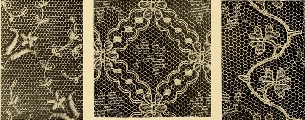 An illustration from Decorative textiles; an illustrated book on coverings for furniture, walls and floors, including damasks, brocades and velvets, tapestries, laces, embroideries, chintzes, cretonnes, drapery and furniture trimmings, wall papers, carpets and rugs, tooled and illuminated leathers, 1918, leaf 127