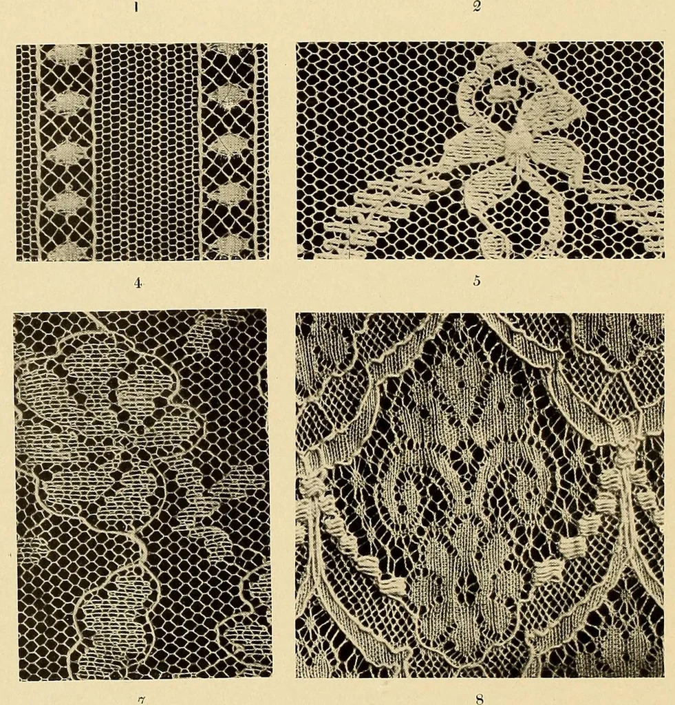 An illustration from Decorative textiles; an illustrated book on coverings for furniture, walls and floors, including damasks, brocades and velvets, tapestries, laces, embroideries, chintzes, cretonnes, drapery and furniture trimmings, wall papers, carpets and rugs, tooled and illuminated leathers, 1918, leaf 127