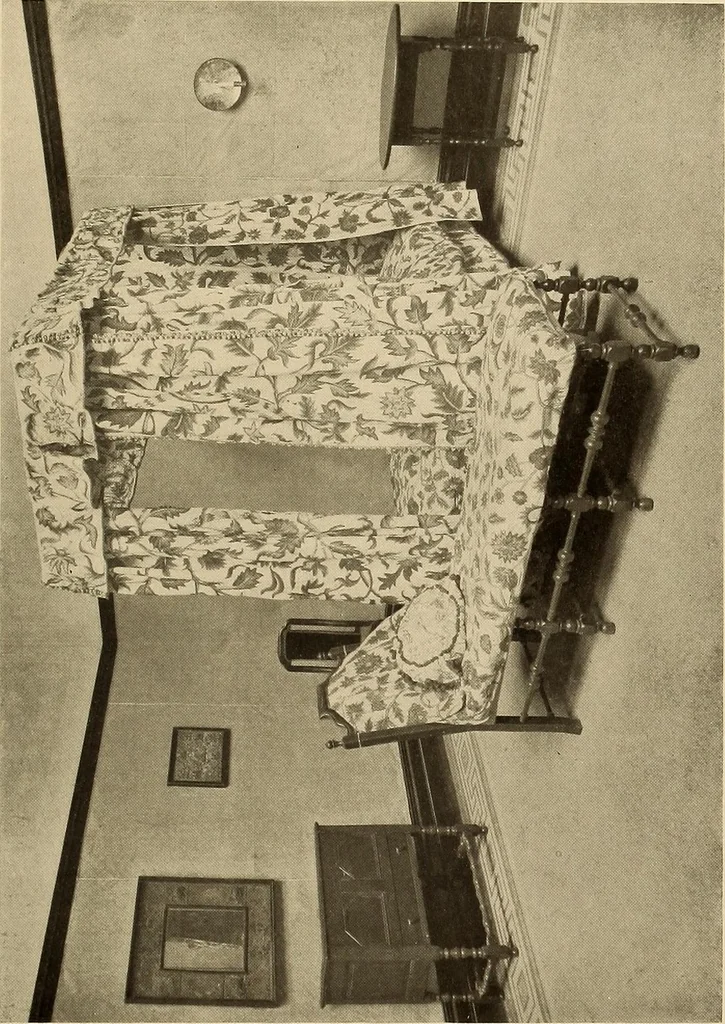 An illustration from Decorative textiles; an illustrated book on coverings for furniture, walls and floors, including damasks, brocades and velvets, tapestries, laces, embroideries, chintzes, cretonnes, drapery and furniture trimmings, wall papers, carpets and rugs, tooled and illuminated leathers, 1918, leaf 164