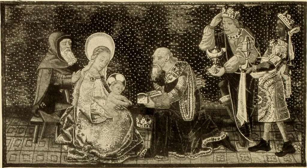An illustration from Decorative textiles; an illustrated book on coverings for furniture, walls and floors, including damasks, brocades and velvets, tapestries, laces, embroideries, chintzes, cretonnes, drapery and furniture trimmings, wall papers, carpets and rugs, tooled and illuminated leathers, 1918, leaf 291