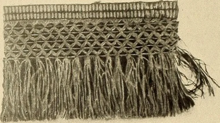 An illustration from Decorative textiles; an illustrated book on coverings for furniture, walls and floors, including damasks, brocades and velvets, tapestries, laces, embroideries, chintzes, cretonnes, drapery and furniture trimmings, wall papers, carpets and rugs, tooled and illuminated leathers, 1918, leaf 439