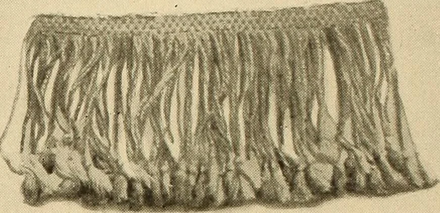 An illustration from Decorative textiles; an illustrated book on coverings for furniture, walls and floors, including damasks, brocades and velvets, tapestries, laces, embroideries, chintzes, cretonnes, drapery and furniture trimmings, wall papers, carpets and rugs, tooled and illuminated leathers, 1918, leaf 439