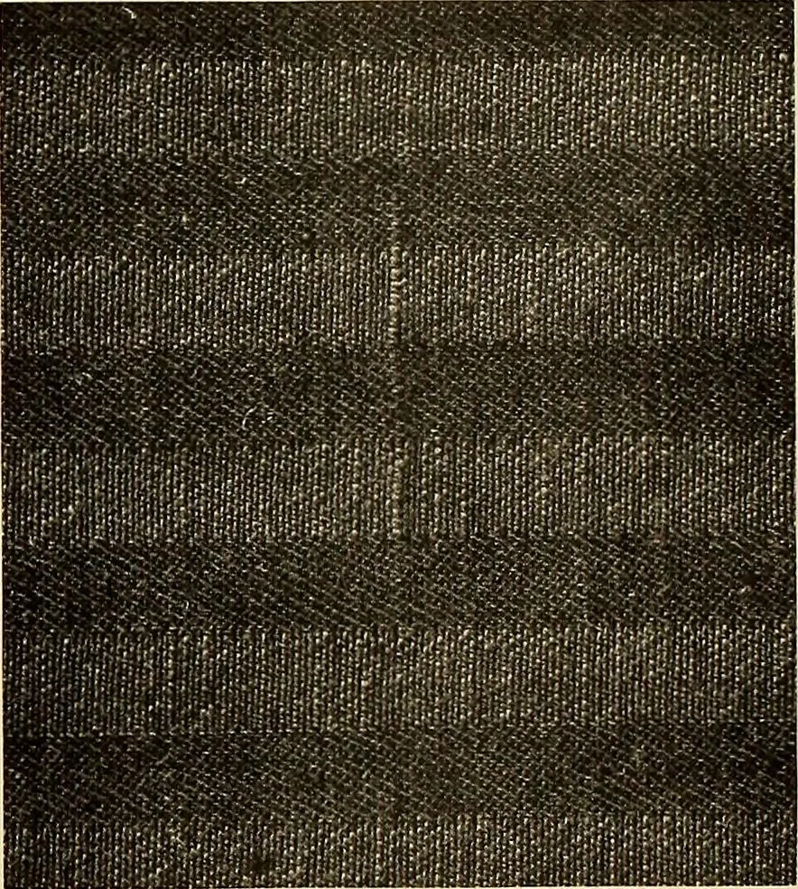 An illustration from Decorative textiles; an illustrated book on coverings for furniture, walls and floors, including damasks, brocades and velvets, tapestries, laces, embroideries, chintzes, cretonnes, drapery and furniture trimmings, wall papers, carpets and rugs, tooled and illuminated leathers, 1918, leaf 87