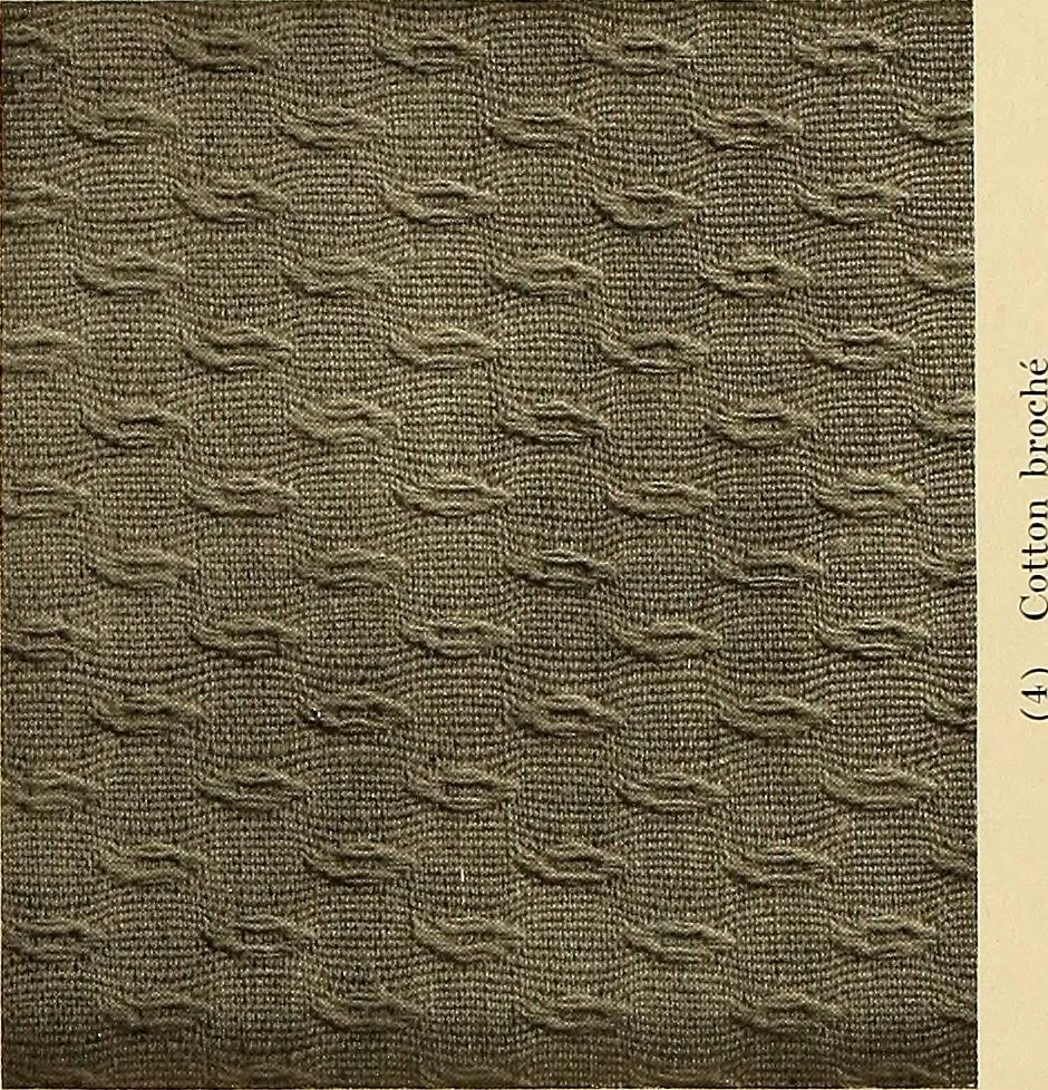 An illustration from Decorative textiles; an illustrated book on coverings for furniture, walls and floors, including damasks, brocades and velvets, tapestries, laces, embroideries, chintzes, cretonnes, drapery and furniture trimmings, wall papers, carpets and rugs, tooled and illuminated leathers, 1918, leaf 99