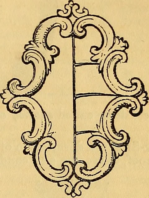An illustration from The Decorator's assistant, 1847, leaf 158