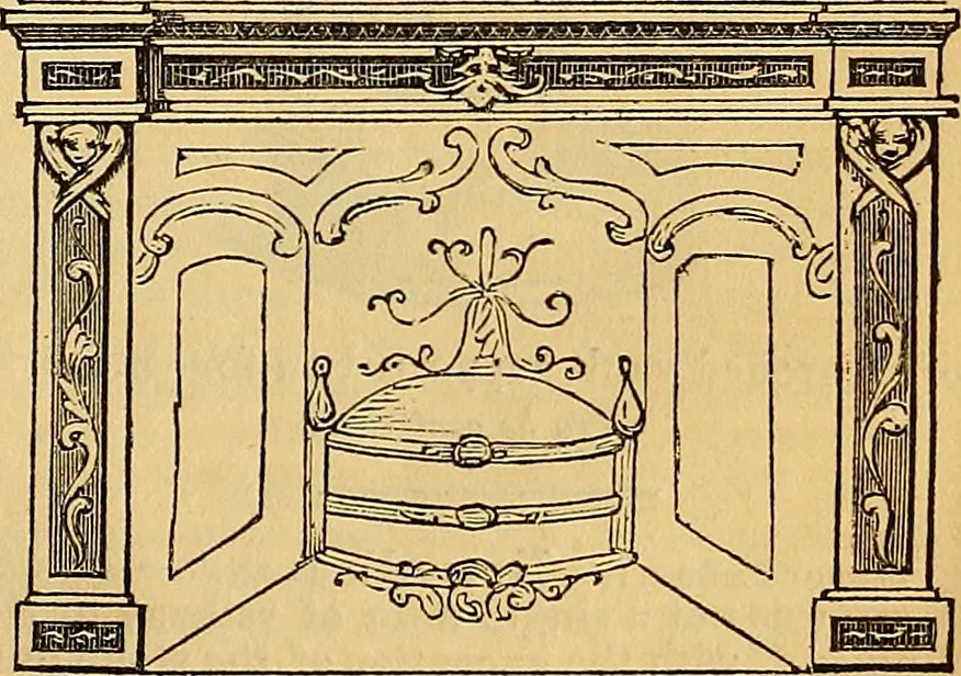 An illustration from The Decorator's assistant, 1847, leaf 158