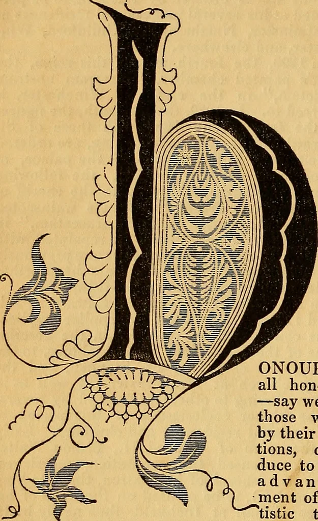 An illustration from The Decorator's assistant, 1847, leaf 169
