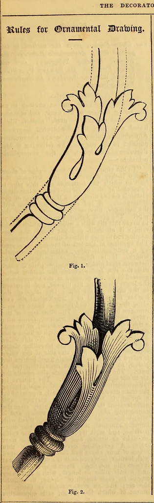 An illustration from The Decorator's assistant, 1847, leaf 194