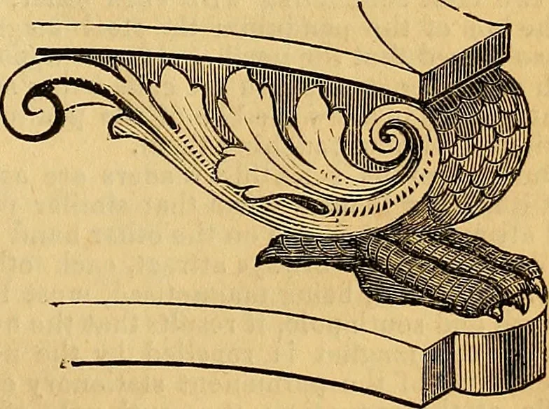 An illustration from The Decorator's assistant, 1847, leaf 198