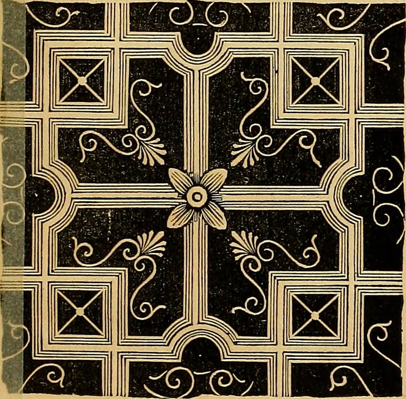 An illustration from The Decorator's assistant, 1847, leaf 206