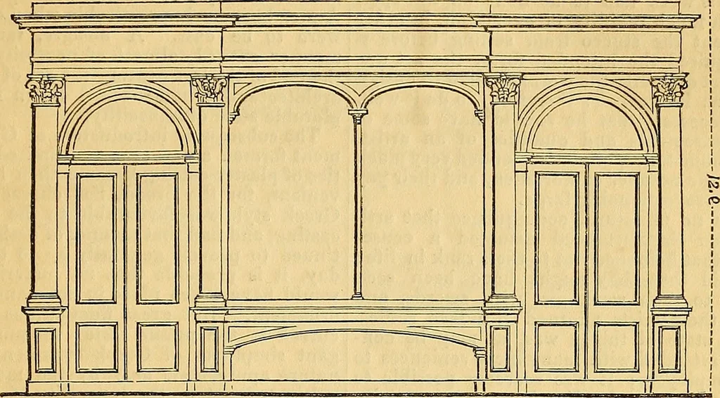 An illustration from The Decorator's assistant, 1847, leaf 38