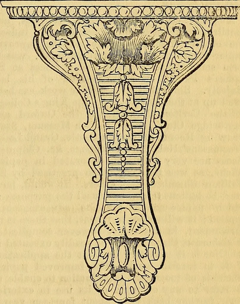 An illustration from The Decorator's assistant, 1847, leaf 54