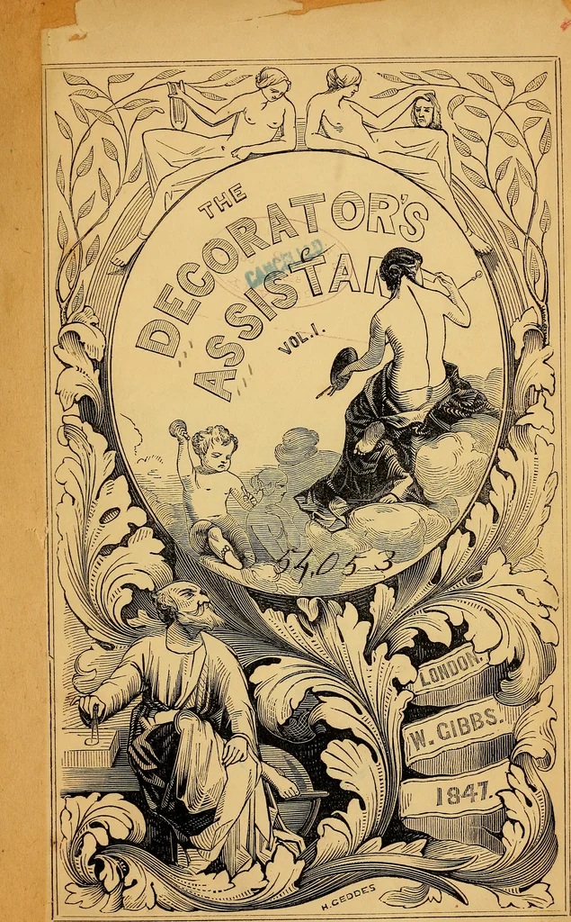 An illustration from The Decorator's assistant, 1847, leaf 6