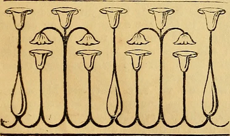 An illustration from The Decorator's assistant, 1847, leaf 74