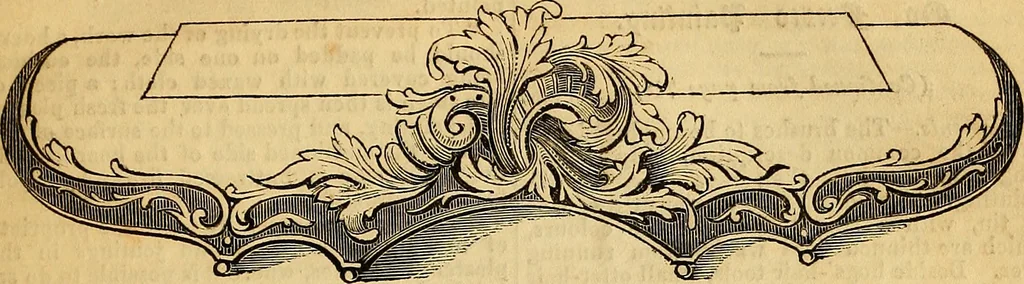 An illustration from The Decorator's assistant, 1847, leaf 90