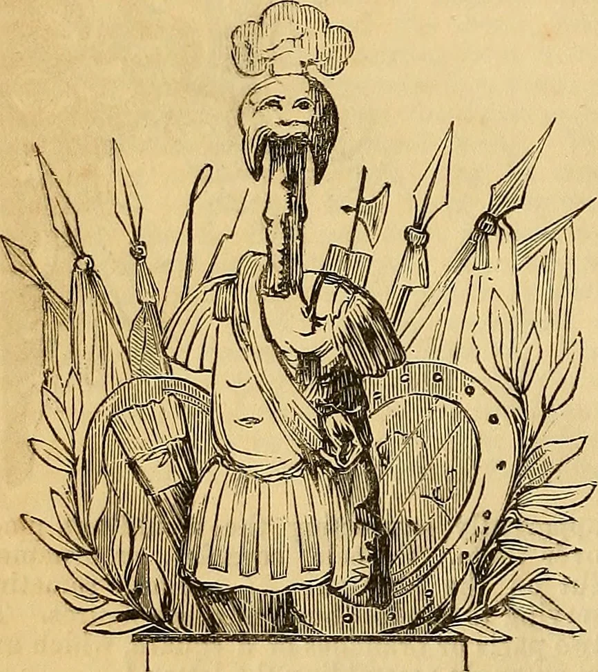An illustration from The Decorator's assistant, 1847, leaf 95