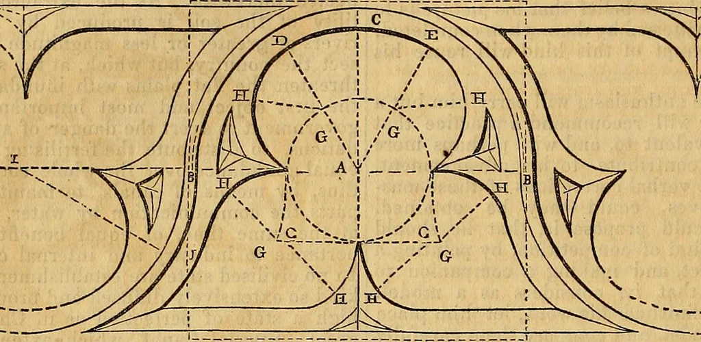 An illustration from The Decorator's assistant, 1847, leaf 112