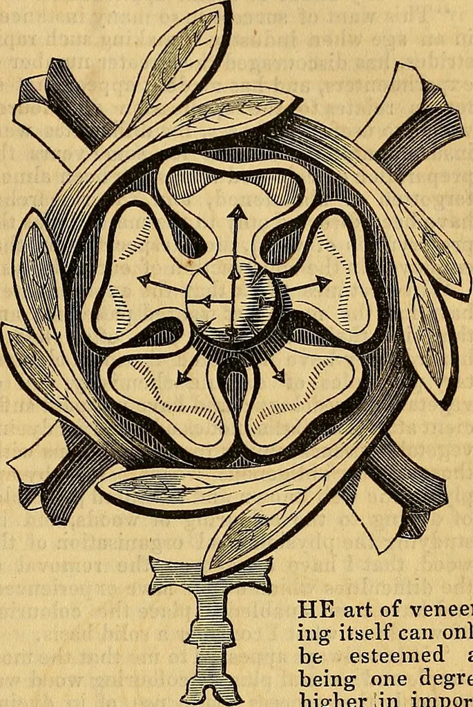 An illustration from The Decorator's assistant, 1847, leaf 113
