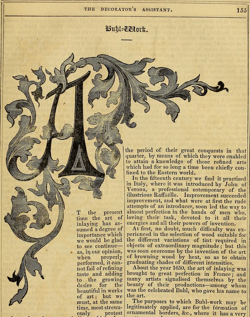An illustration from The Decorator's assistant, 1847, leaf 163