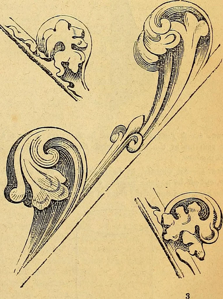 An illustration from The Decorator's assistant, 1847, leaf 19