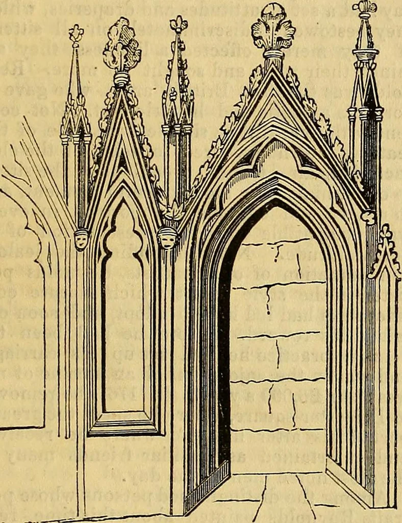 An illustration from The Decorator's assistant, 1847, leaf 199
