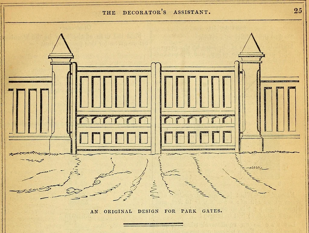 An illustration from The Decorator's assistant, 1847, leaf 33