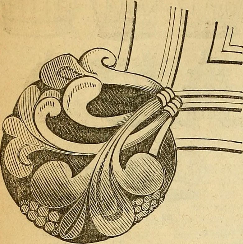 An illustration from The Decorator's assistant, 1847, leaf 50