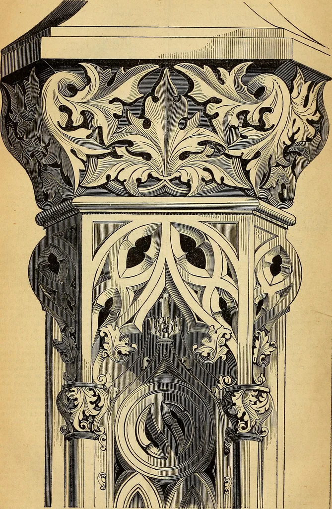 An illustration from The Decorator's assistant, 1847, leaf 52