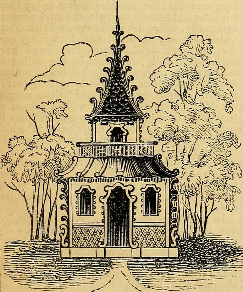 An illustration from The Decorator's assistant, 1847, leaf 9