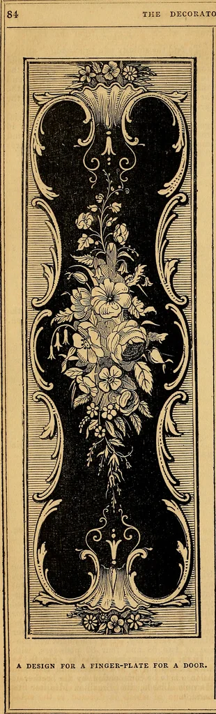 An illustration from The Decorator's assistant, 1847, leaf 92