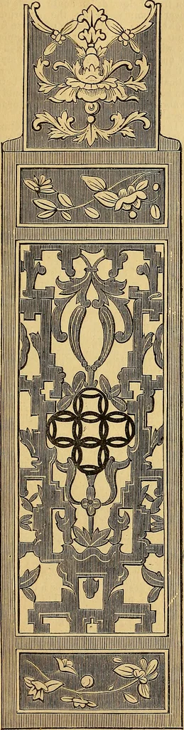 An illustration from The Decorator's assistant, 1847, leaf 100