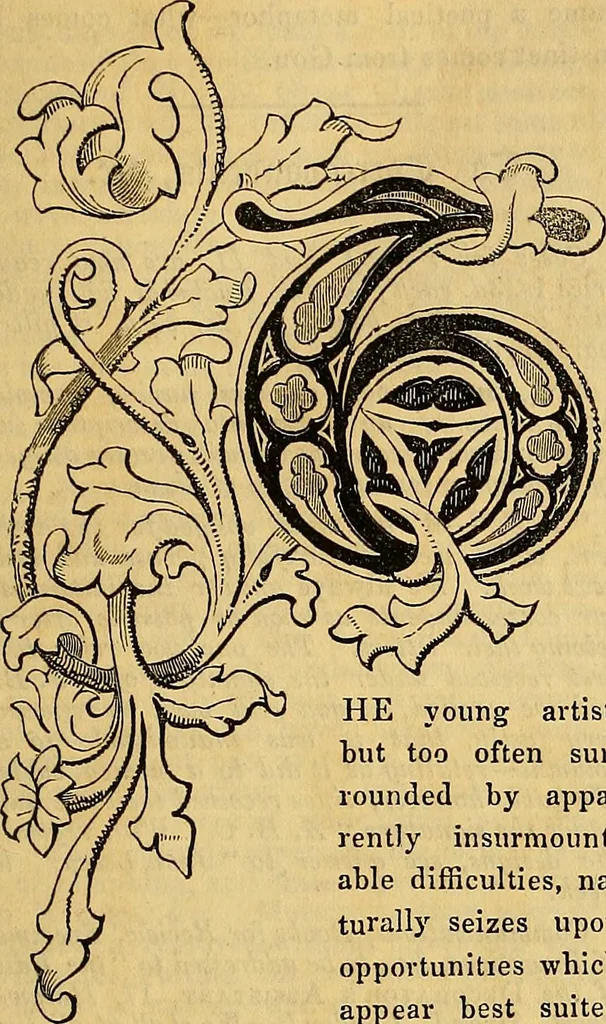 An illustration from The Decorator's assistant, 1847, leaf 132