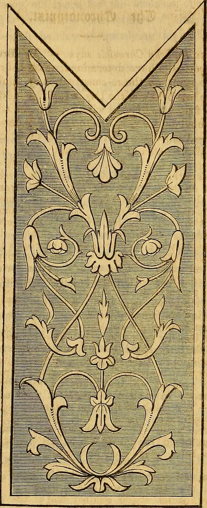 An illustration from The Decorator's assistant, 1847, leaf 154