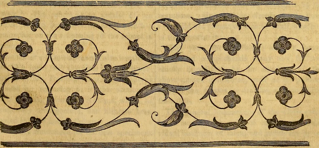 An illustration from The Decorator's assistant, 1847, leaf 154
