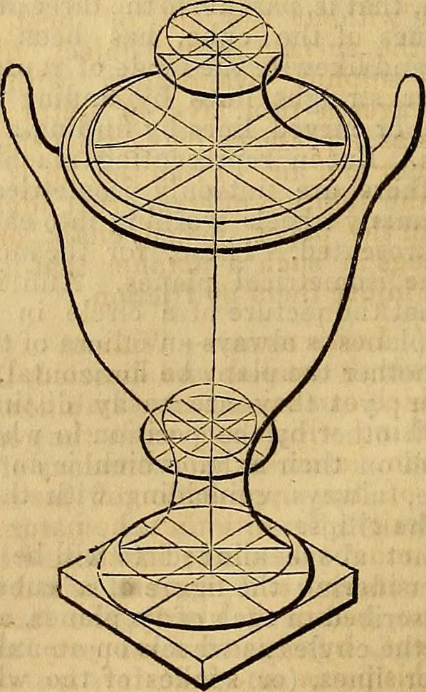 An illustration from The Decorator's assistant, 1847, leaf 163