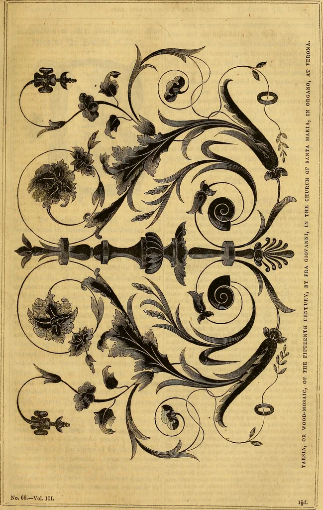 An illustration from The Decorator's assistant, 1847, leaf 190