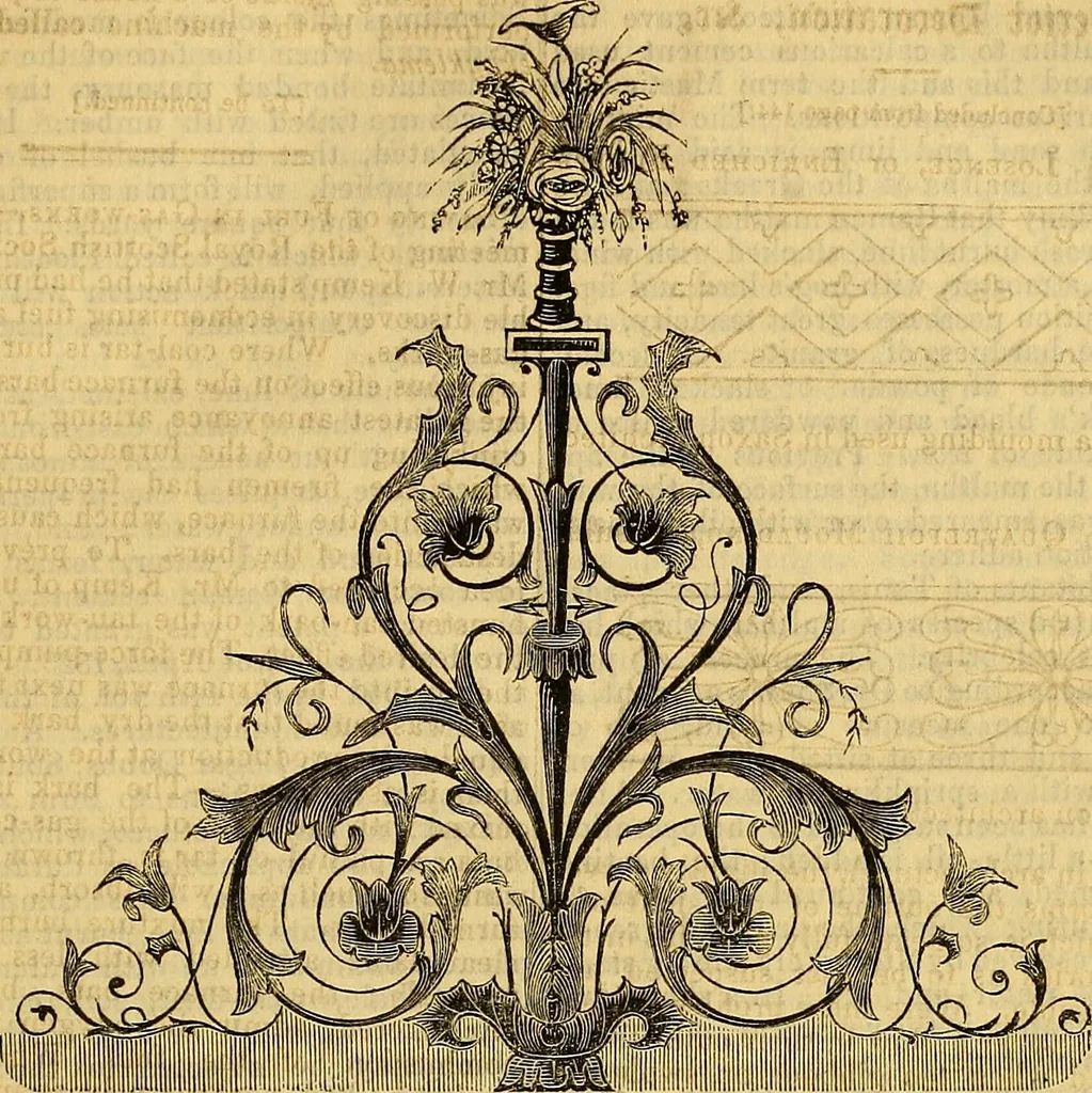 An illustration from The Decorator's assistant, 1847, leaf 196