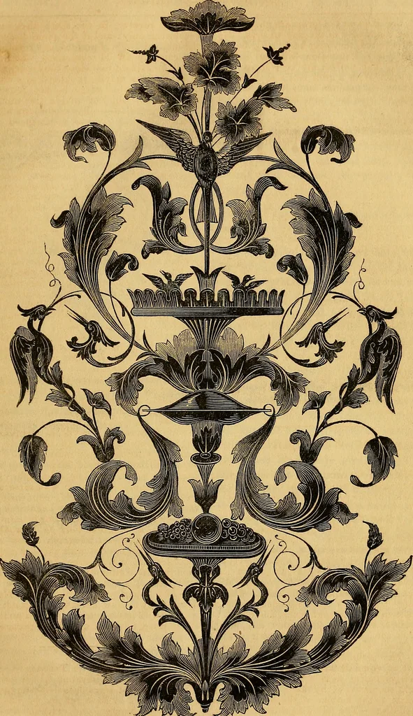 An illustration from The Decorator's assistant, 1847, leaf 238