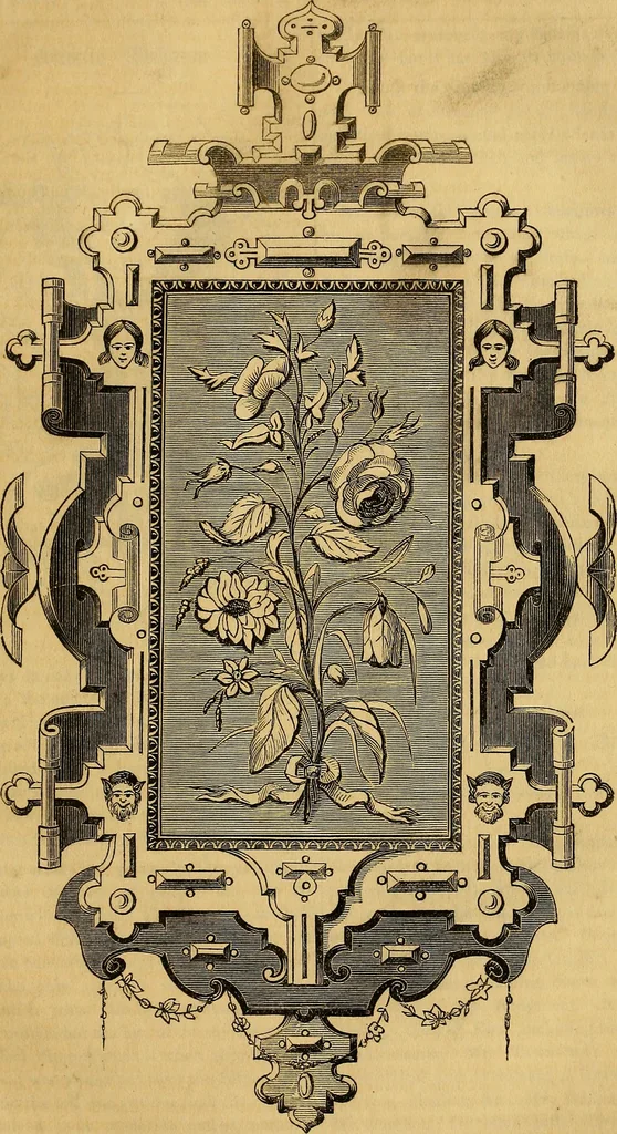 An illustration from The Decorator's assistant, 1847, leaf 250