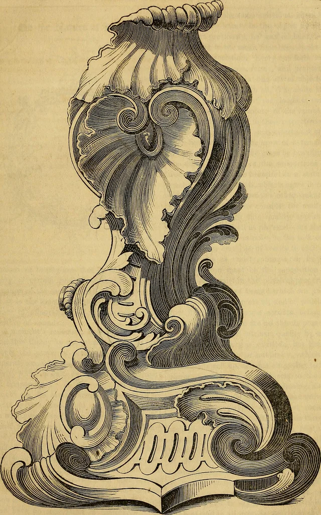 An illustration from The Decorator's assistant, 1847, leaf 372