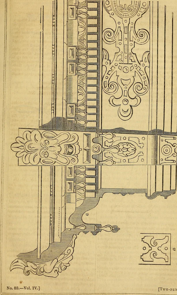 An illustration from The Decorator's assistant, 1847, leaf 396