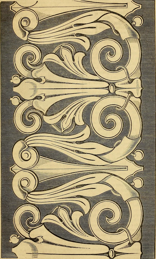An illustration from The Decorator's assistant, 1847, leaf 420