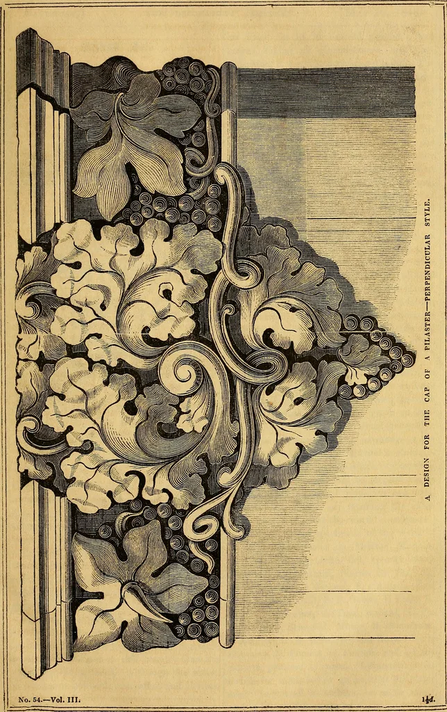 An illustration from The Decorator's assistant, 1847, leaf 46