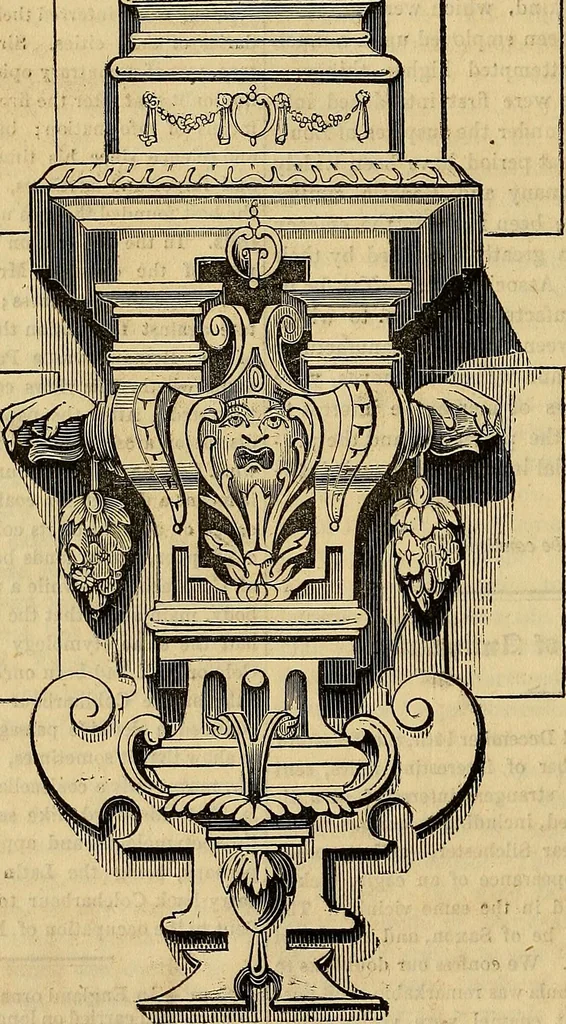 An illustration from The Decorator's assistant, 1847, leaf 461