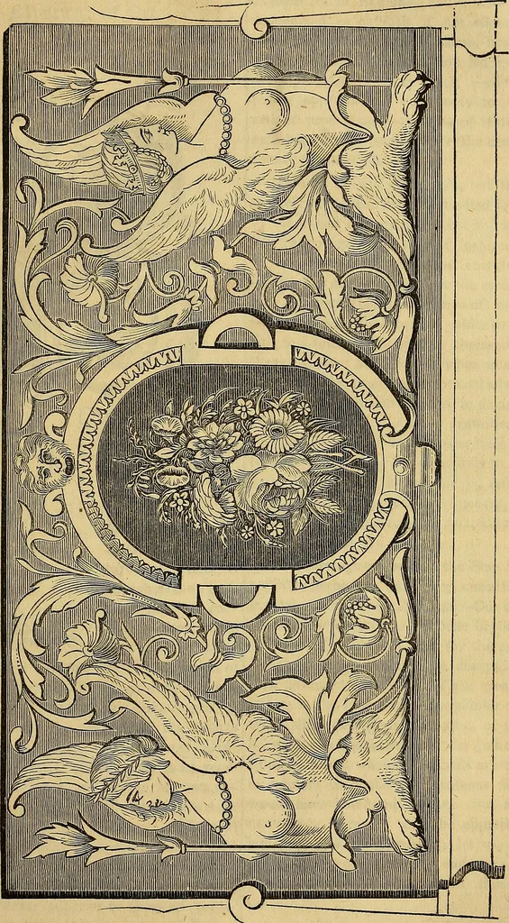 An illustration from The Decorator's assistant, 1847, leaf 492