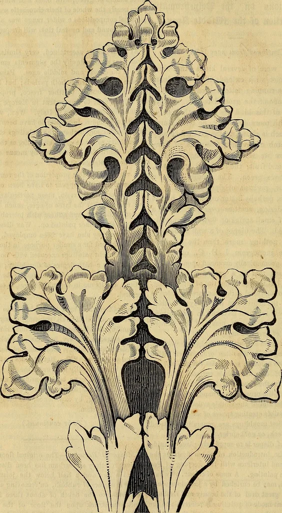 An illustration from The Decorator's assistant, 1847, leaf 509