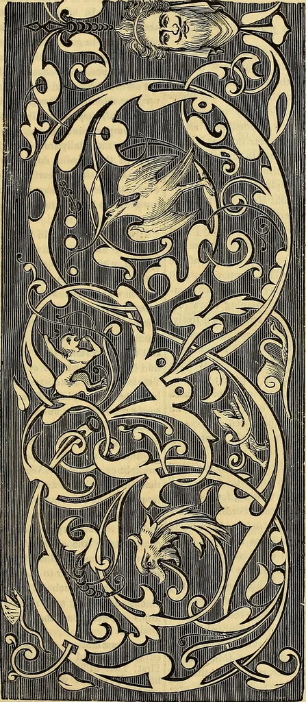 An illustration from The Decorator's assistant, 1847, leaf 522
