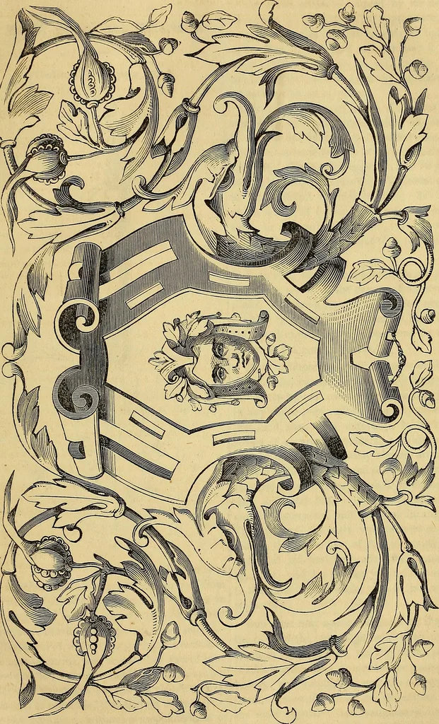 An illustration from The Decorator's assistant, 1847, leaf 540