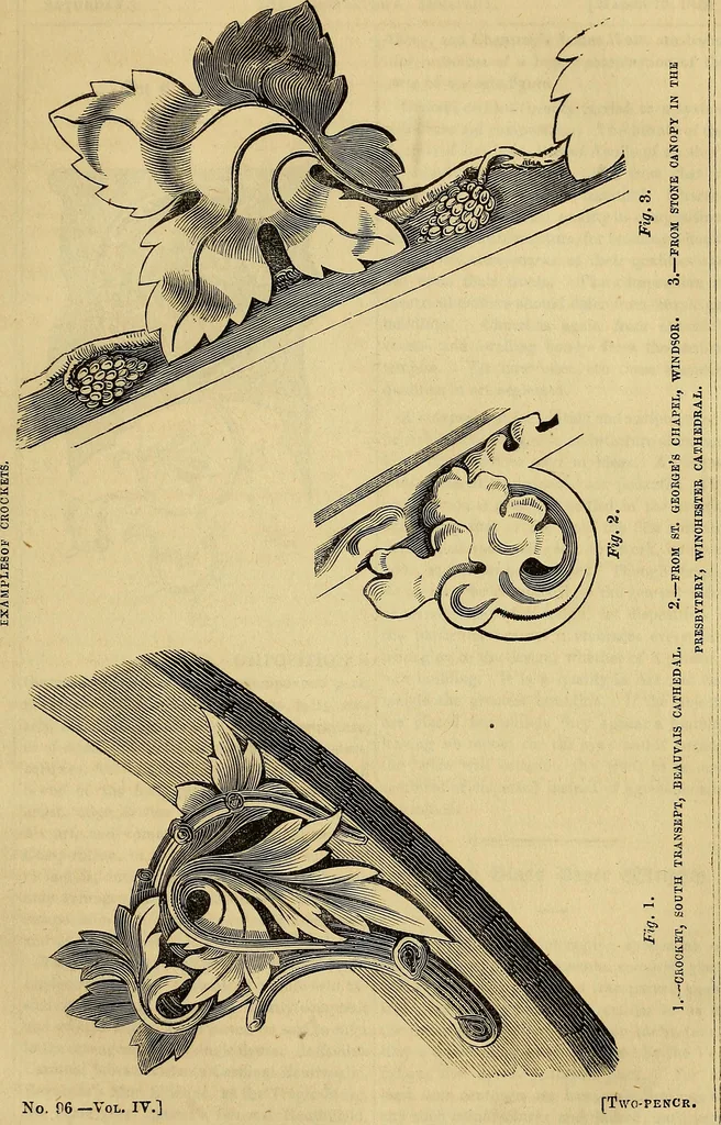 An illustration from The Decorator's assistant, 1847, leaf 552