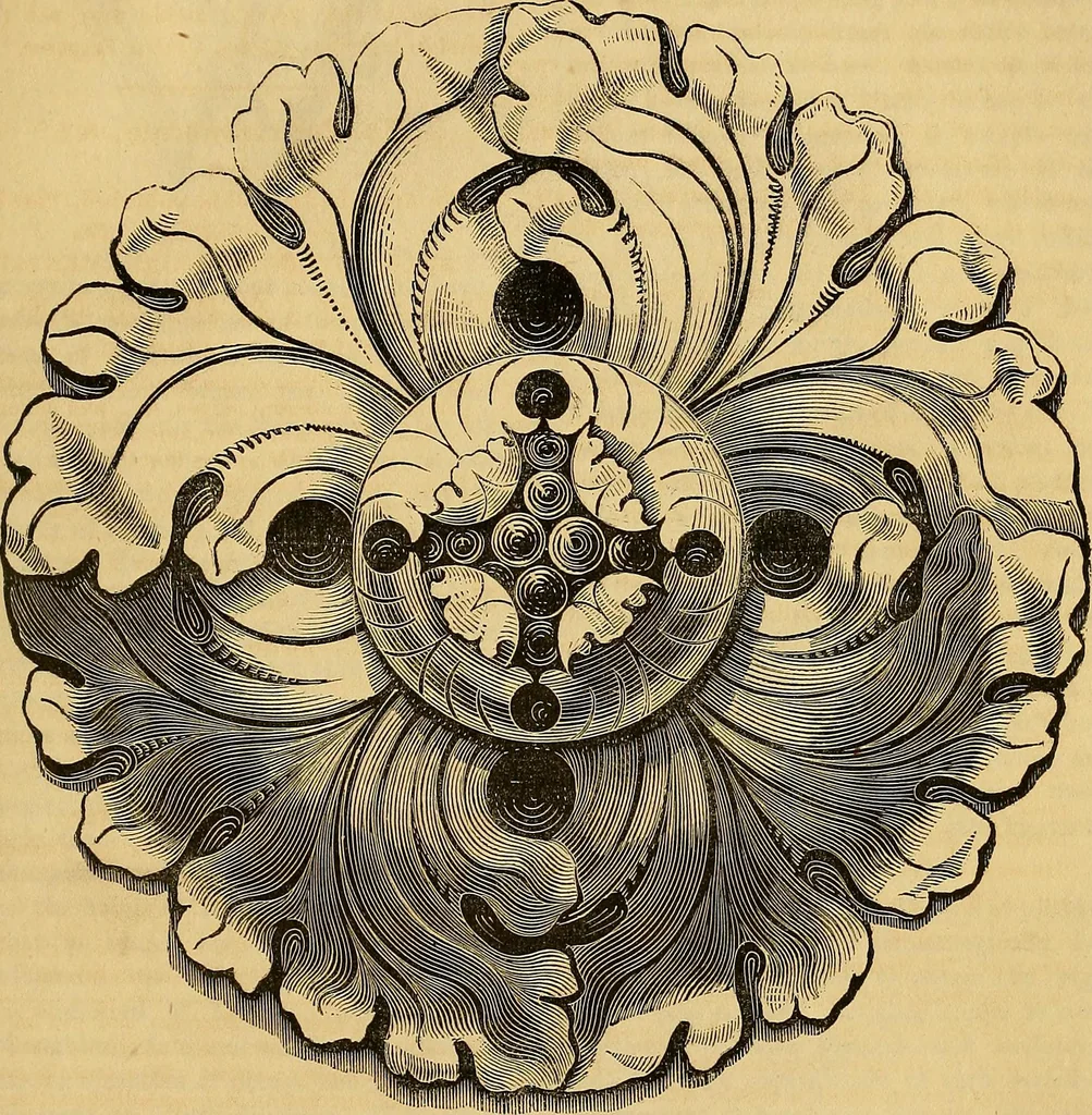 An illustration from The Decorator's assistant, 1847, leaf 564